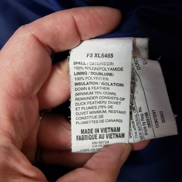 Down Columbia Quilted  Jacket down filled puffer coat / jacket Large - Picture 5 of 16